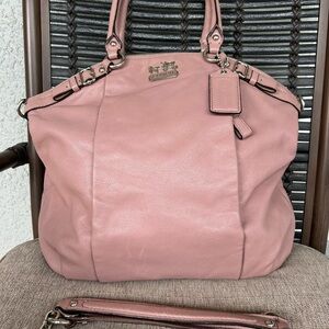 Coach Madison Lindsey Satchel in pink 18641